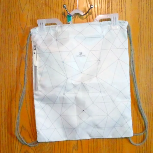 Swarovski | Bags | Swarovski Whitegray W6 Silver Studs Side  display picture 1